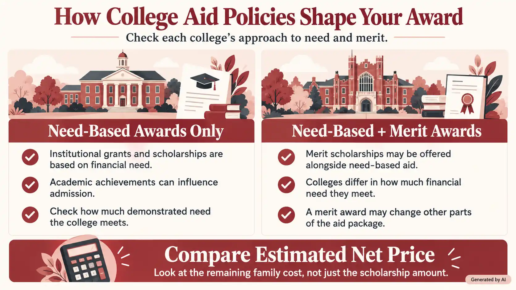 Comparing College Aid and Net Price