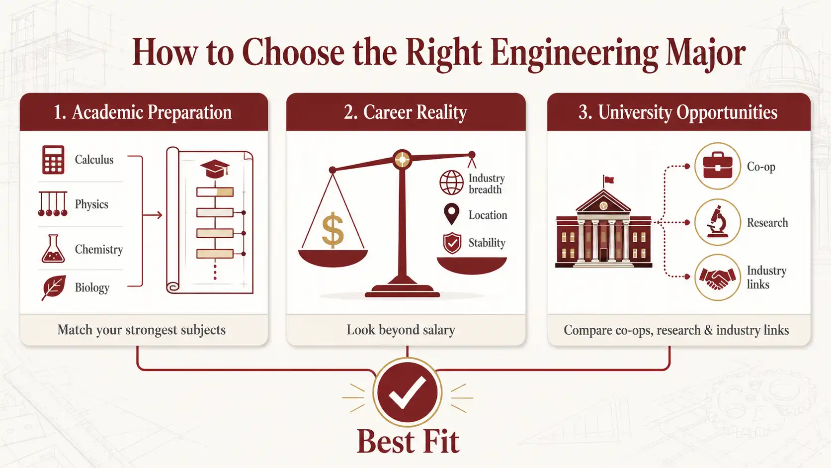 Steps in Choosing Your Best Engineering Major